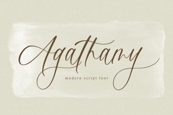 Agathamy: The Handwritten Font That Elevates Every Design