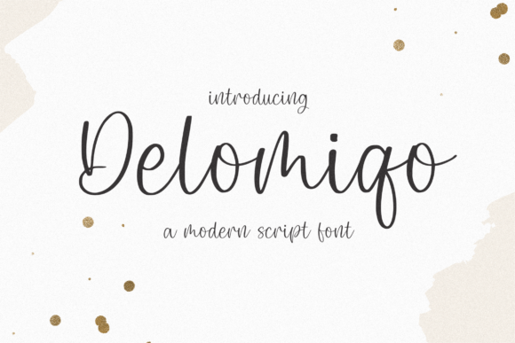 Delomiqo: A Modern Script Font for Every Creative Project