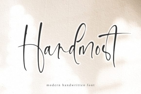 Handmost and Proudly Present — A Font That Commands Attention