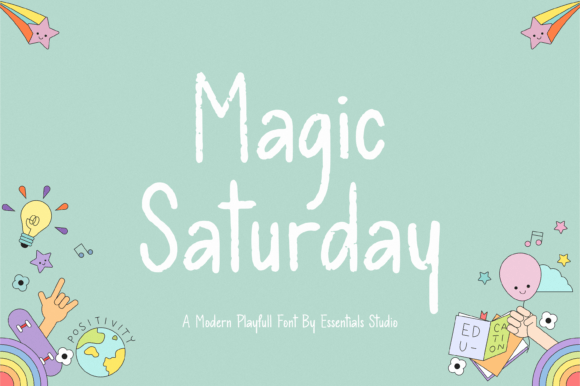 Magic Saturday – A Playful Handwritten Font That Speaks Volumes