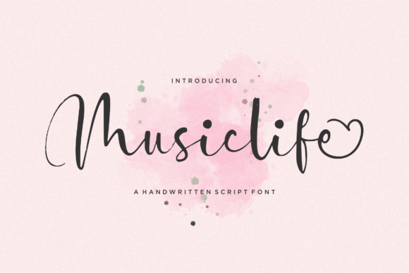 Musiclife — A Handwritten Script Font That Feels Alive